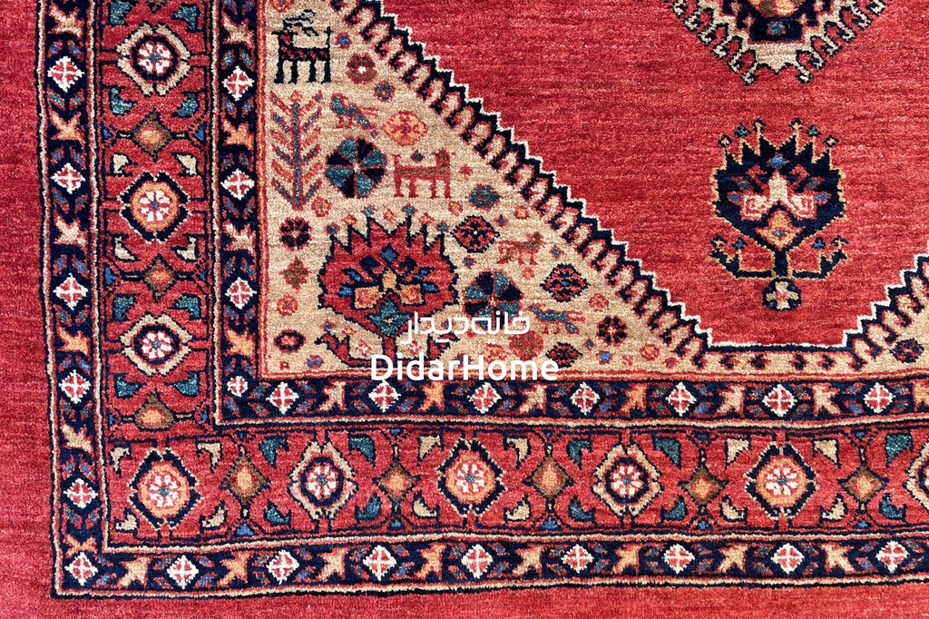 قالی قشقایی ترنجی(۱.۵۵)