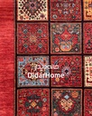 فرش دستباف قشقایی طرح خشتی سه متری