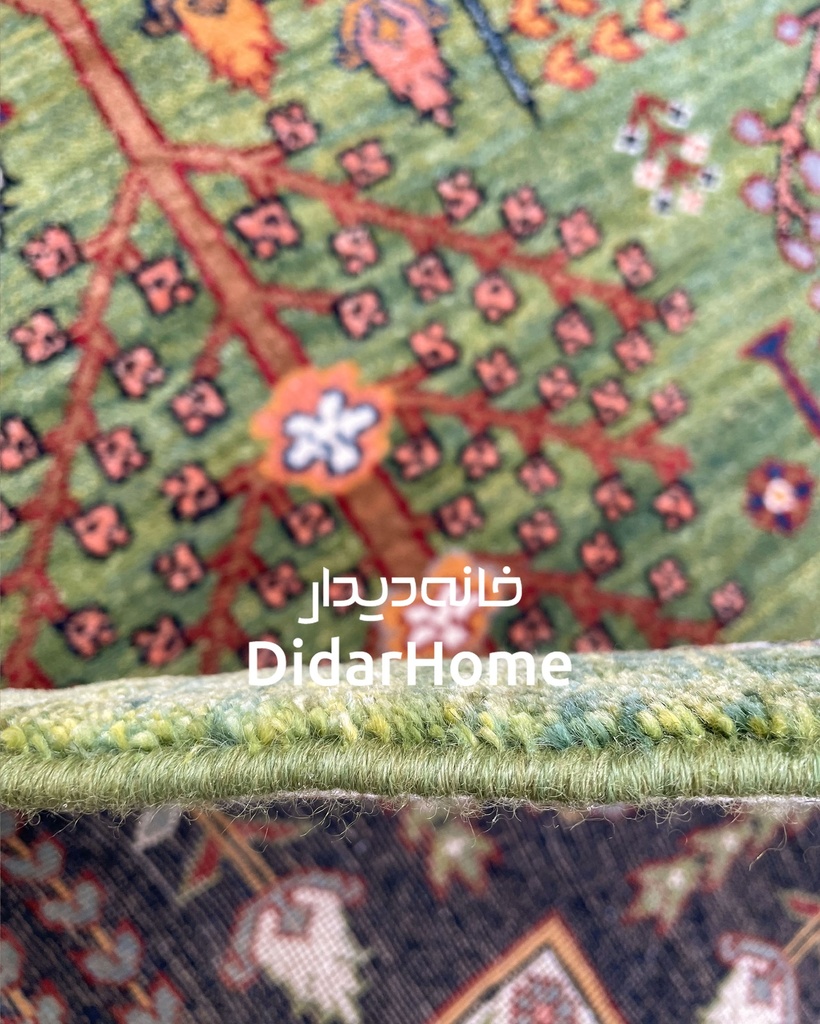 فرش دستباف محل طرح افشان نه متری
