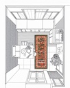 کناره دستباف بیجار طرح هزارگل