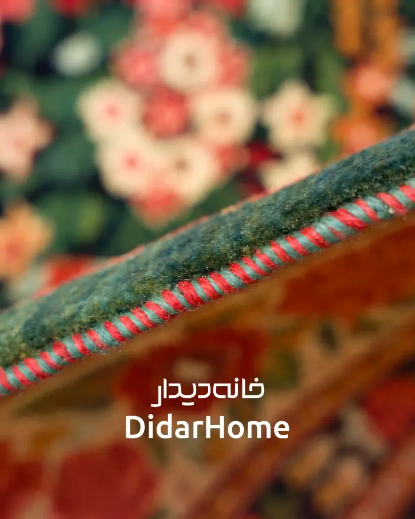 فرش دستباف بیجار طرح هزارگل چهار متری