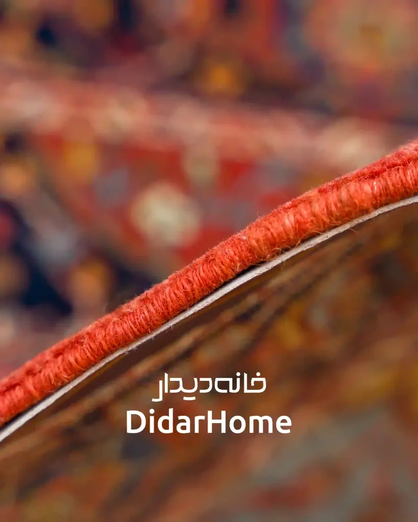 فرش دستباف هریس ۴۵ رج طرح ترنجی ذرع و نیم