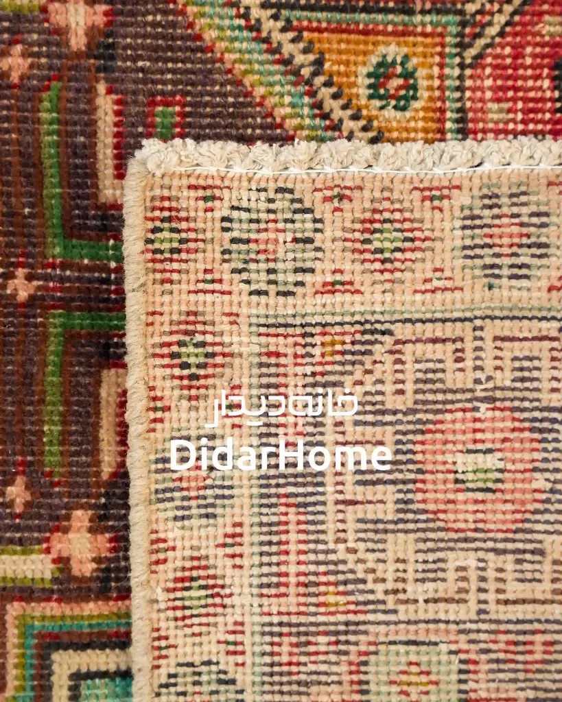 فرش دستباف مدرن تبریز طرح ترنجی ذرع و نیم