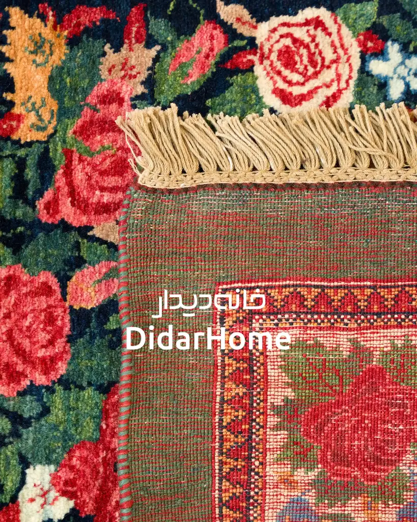 فرش دستباف بیجار طرح هزارگل ذرع و نیم