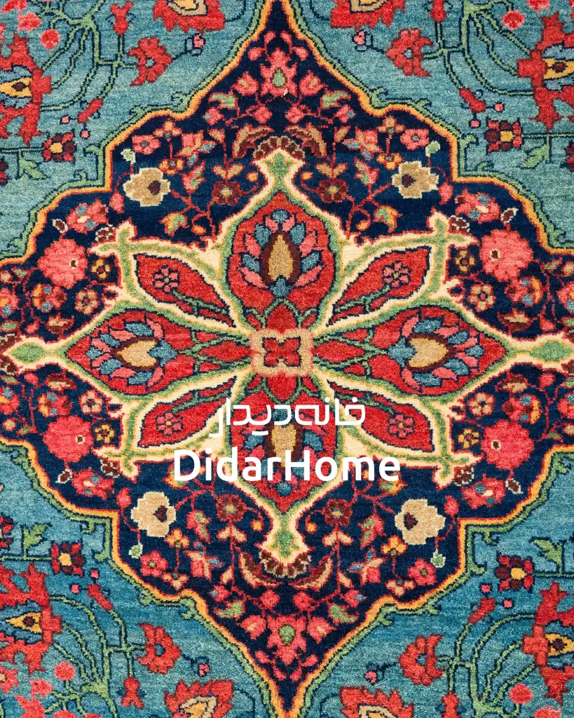 فرش دستباف بیجار گروس طرح ترنجی سه متری