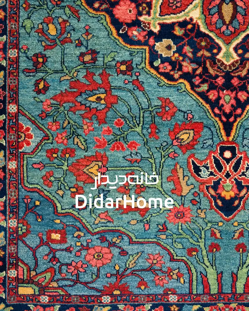 فرش دستباف بیجار گروس طرح ترنجی سه متری