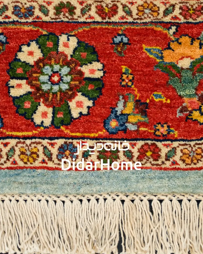 فرش دستباف تبریز  ۴۰ رج طرح افشان ذرع و نیم