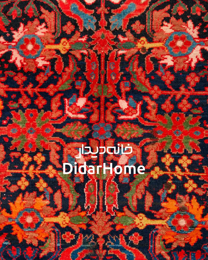 فرش دستباف آنتیک ملایر طرح افشان ۲/۶۳ متری