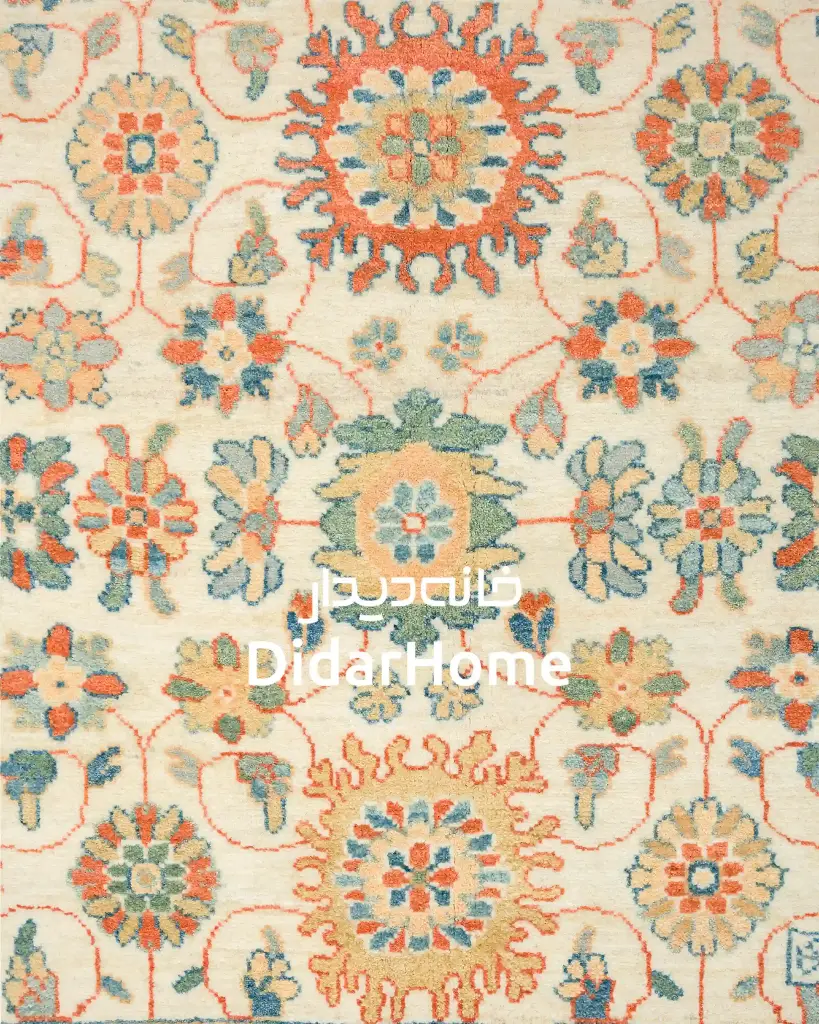 فرش دستباف سلطان آباد طرح افشان ۶/۲۶ متری (زیگلر محل)