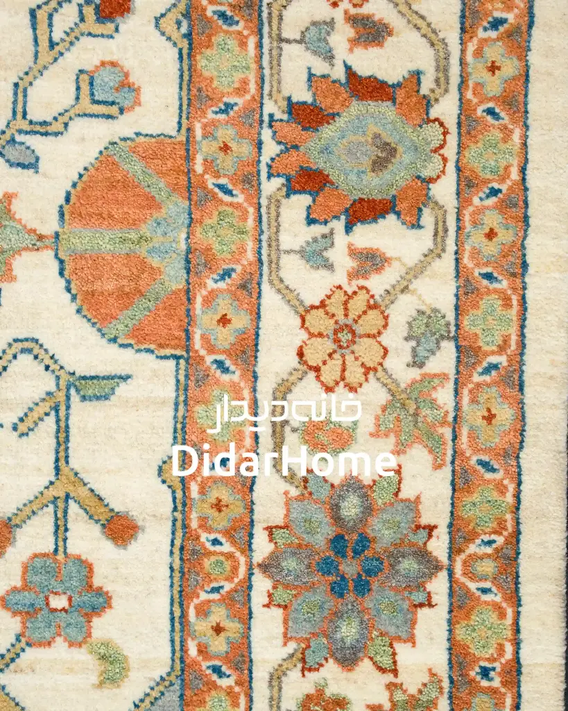 فرش دستباف سلطان آباد طرح افشان شش متری (زیگلر محل)