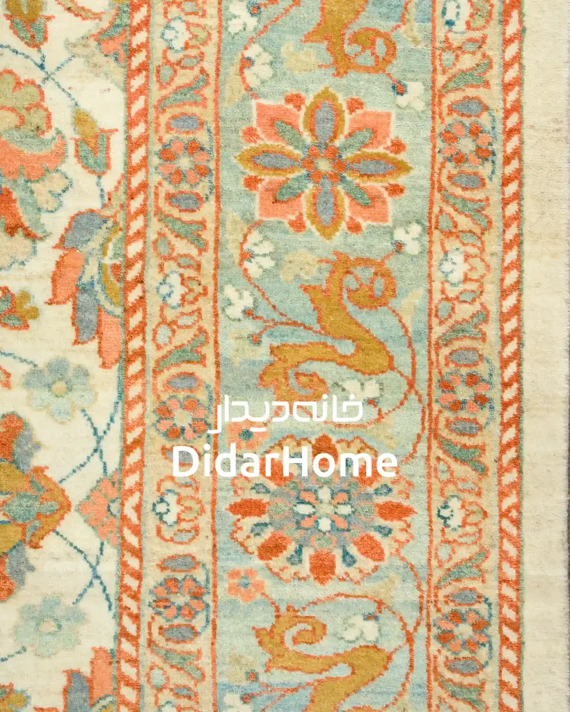 فرش دستباف سلطان آباد طرح افشان نه متری (زیگلر محل)