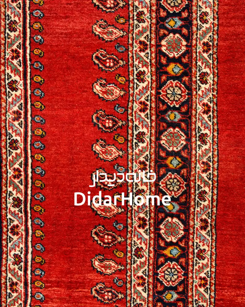 فرش دستباف قشقایی طرح ترنجی ۳/۳۸ متری