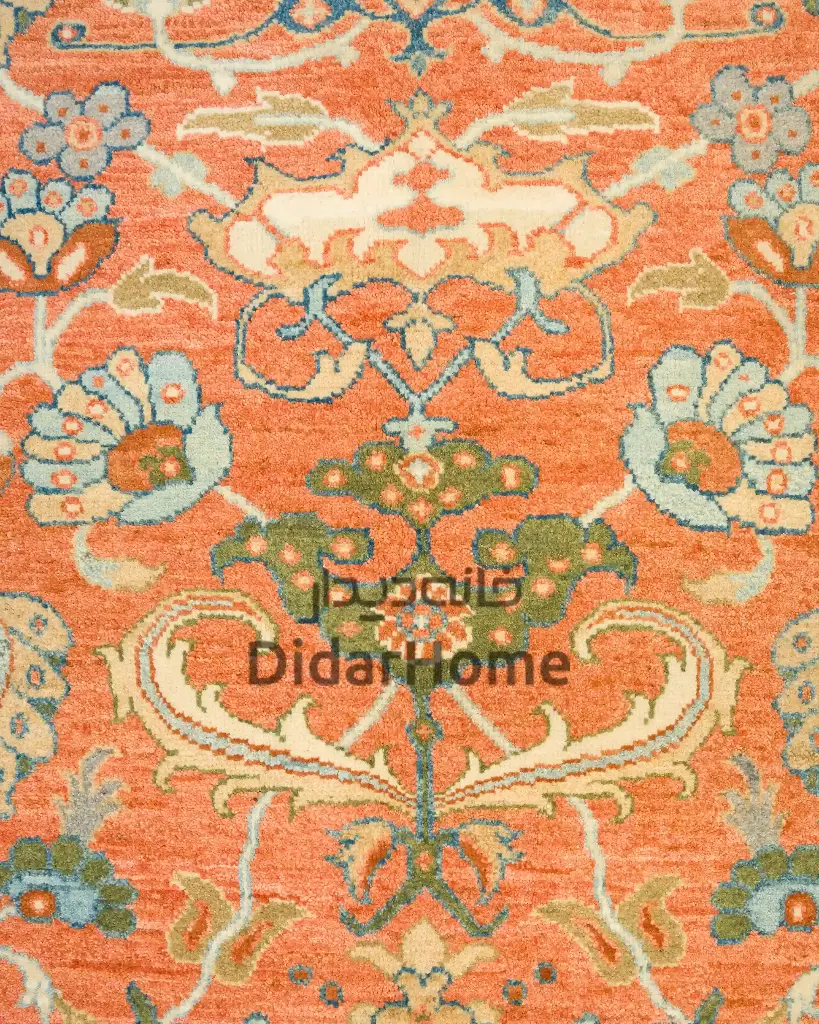 فرش دستباف سلطان آباد طرح افشان ۱/۶۶ متری (زیگلر محل)