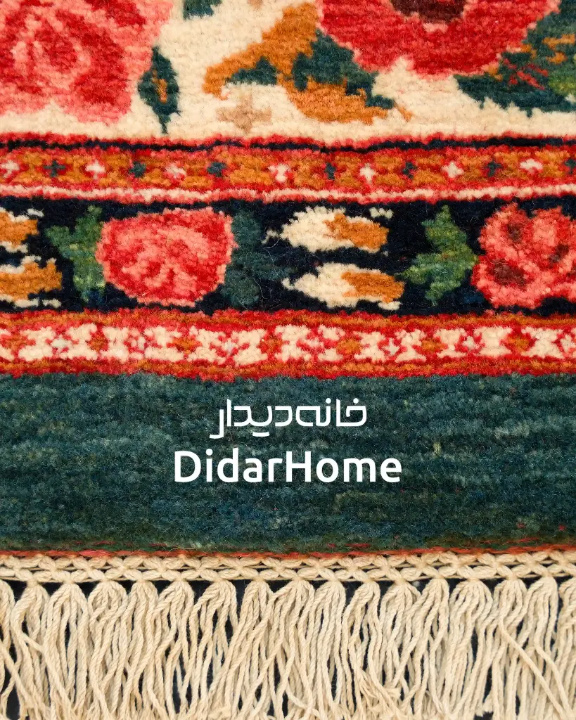 فرش دستباف بیجار طرح هزارگل ۳/۷۸ متری