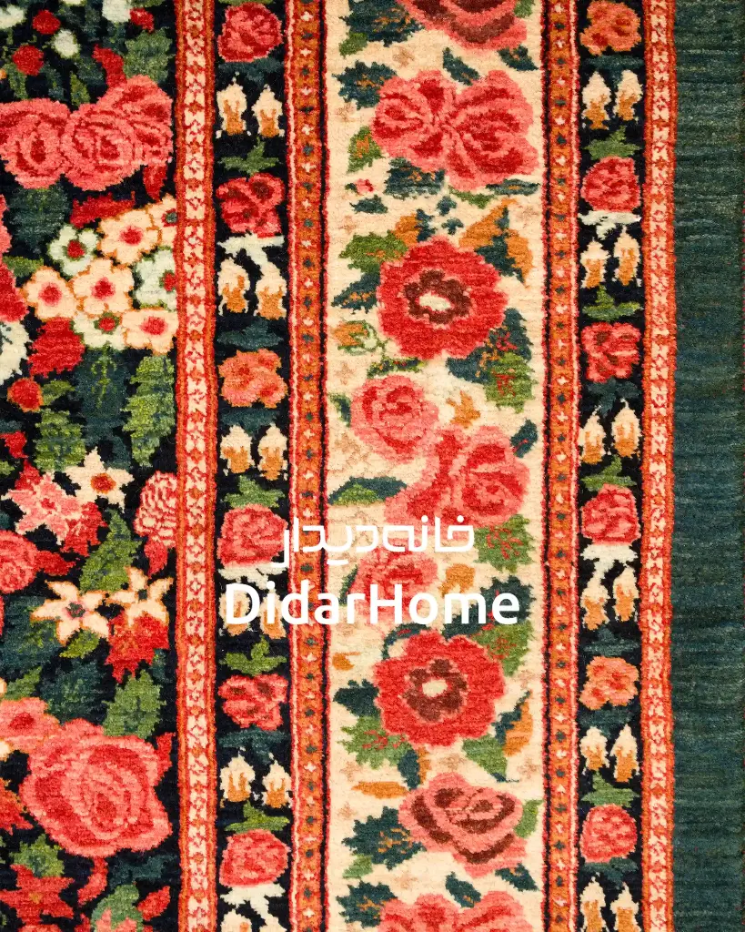 فرش دستباف بیجار طرح هزارگل ۳/۷۸ متری