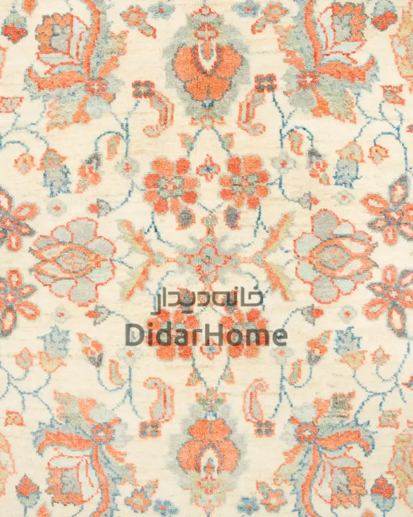 فرش دستباف سلطان آباد طرح افشان ۲/۶۲ متری (زیگلر محل)