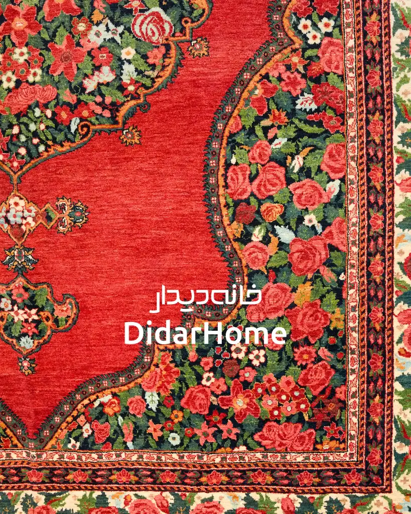 فرش دستباف بیجار طرح ترنجی ۹/۲۵ متری