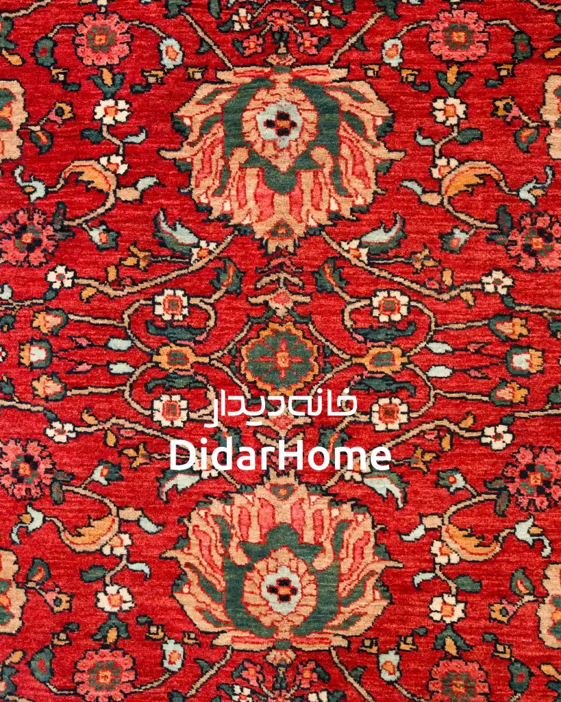 فرش دستباف بیجار طرح افشان ۶/۲۱ متری