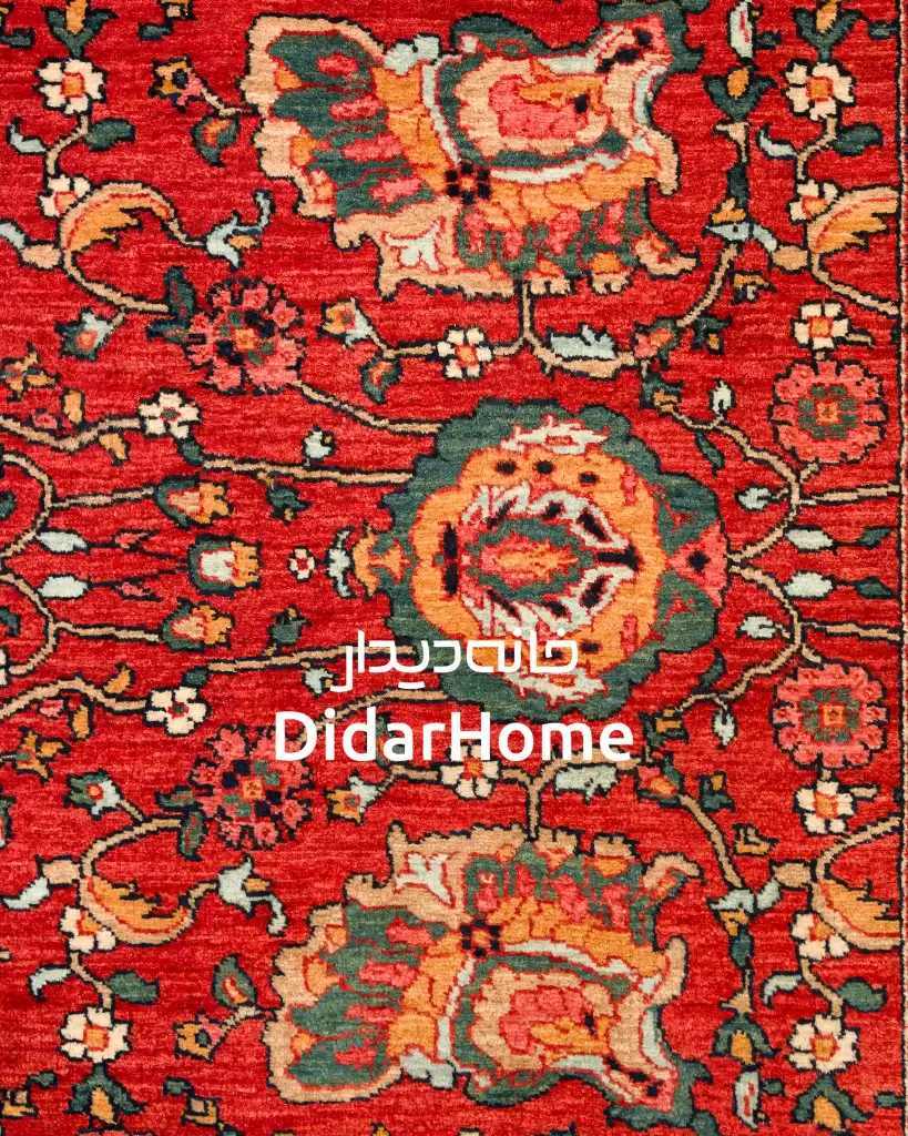 فرش دستباف بیجار طرح افشان ۶/۲۱ متری