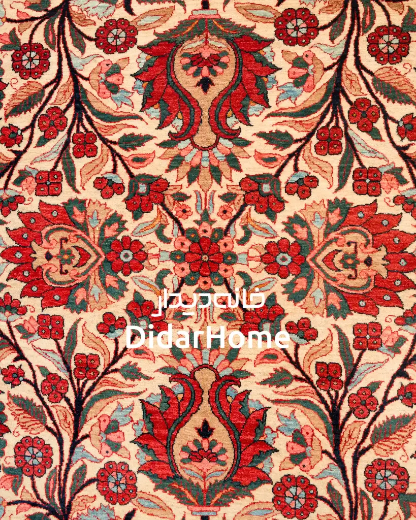 فرش دستباف بیجار طرح افشان ۸/۸۴ متری