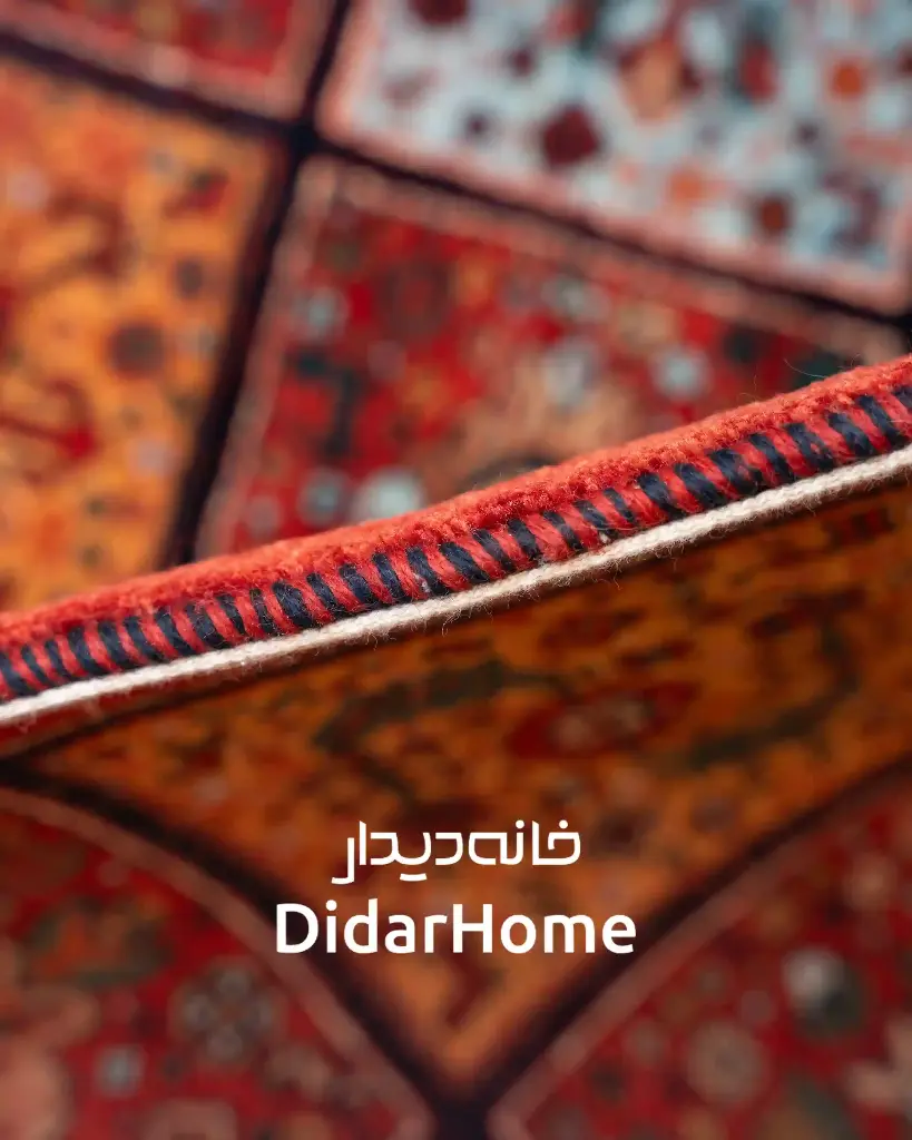 فرش دستباف قشقایی طرح خشتی ۴/۹۳ متری