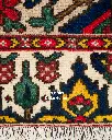 فرش دستباف آنتیک بختیاری طرح خشتی ۵/۹۷ متری