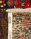 فرش دستباف آنتیک بختیاری طرح خشتی ۵/۲۷ متری