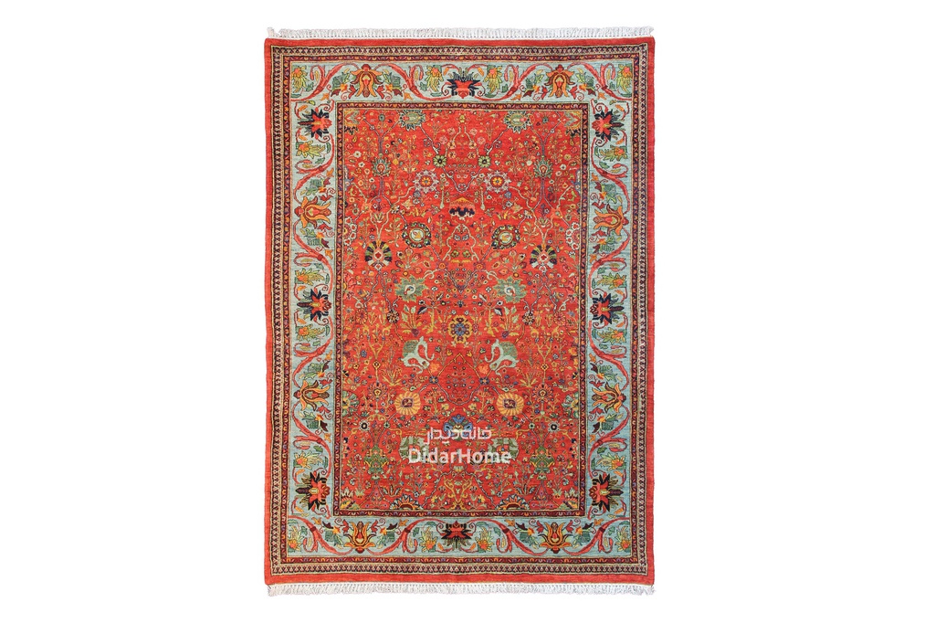 فرش دستباف گروس طرح افشان شش متری