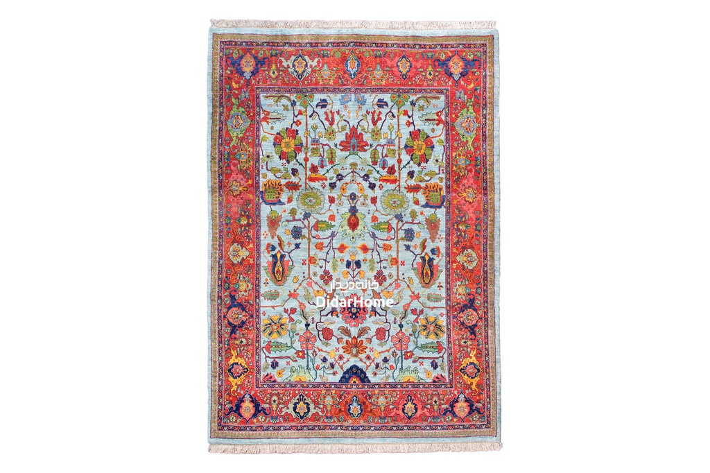 فرش دستباف گروس طرح افشان شش متری