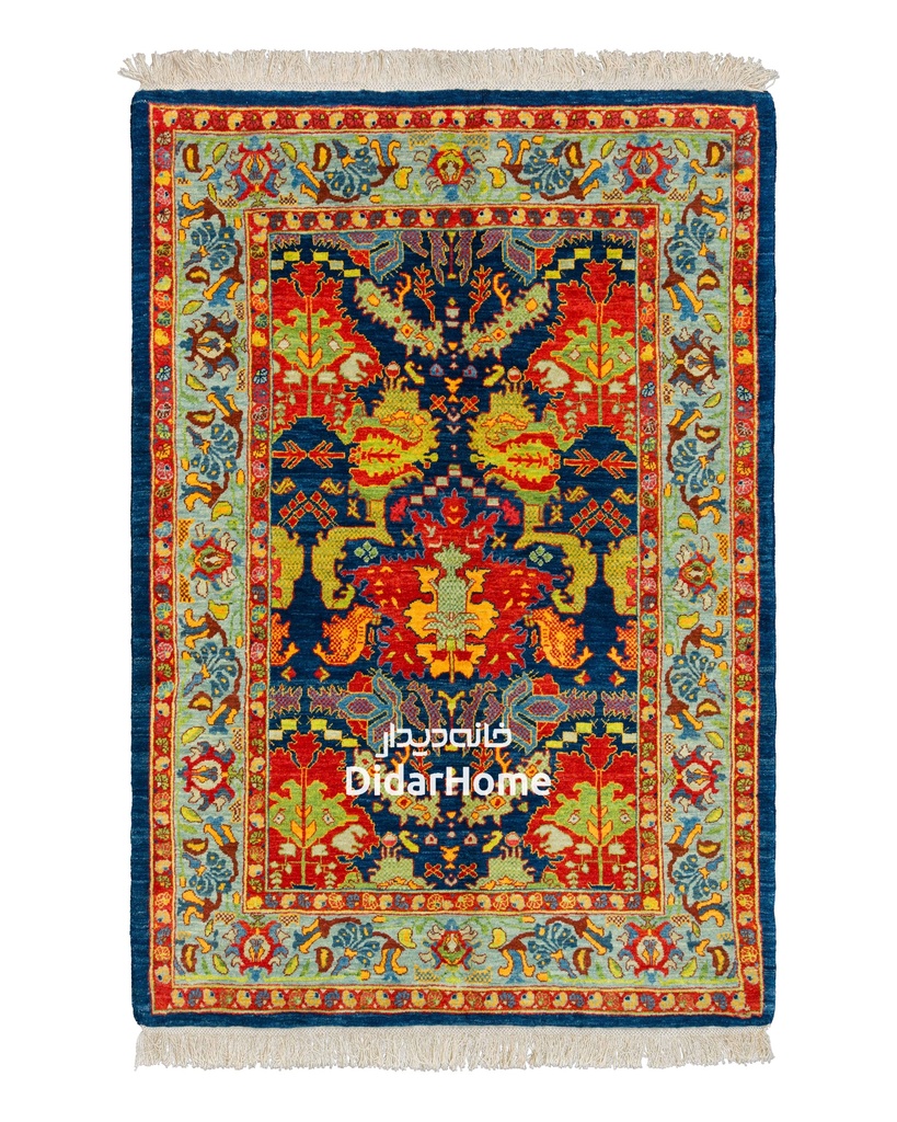 فرش دستباف بیجار گروس طرح افشان ۱/۸۱ متری