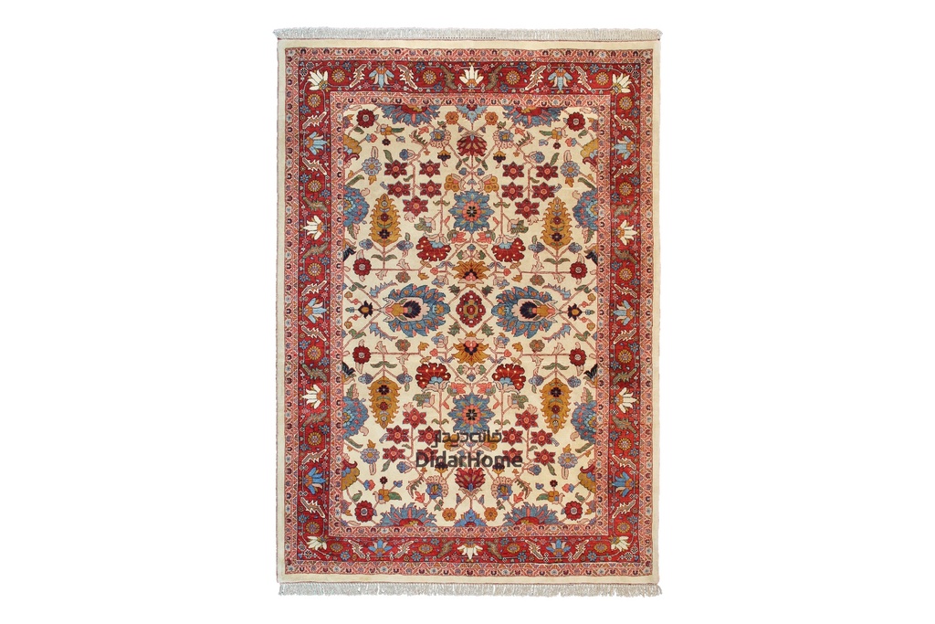 فرش دستباف هریس طرح افشان شش متری