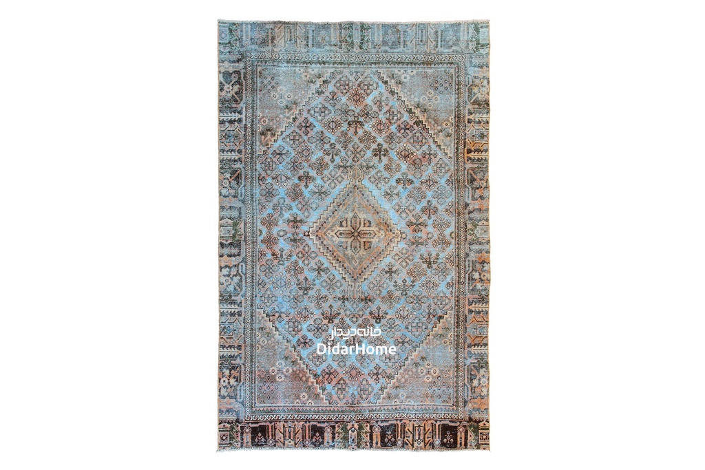 فرش دستباف مدرن جوشقان طرح ترنجی شش متری