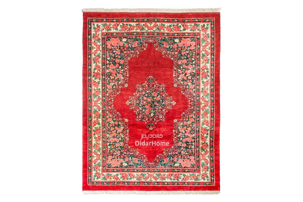 فرش دستباف بیجار طرح ترنجی نه متری