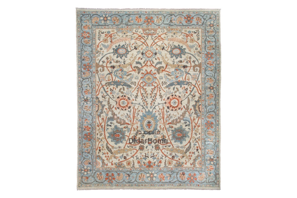 فرش دستباف سلطان آباد طرح افشان دوازده متری