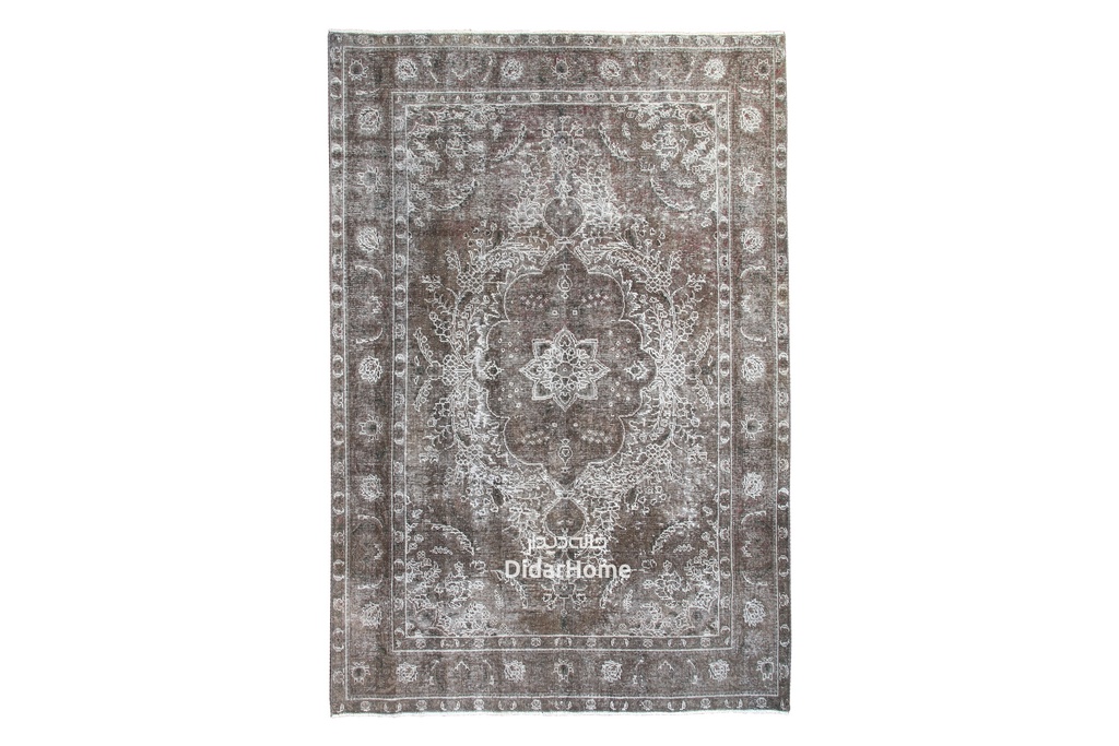 فرش دستباف مدرن تبریز طرح ترنجی شش متری