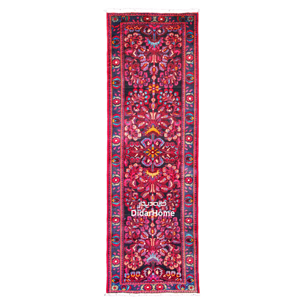 کناره دستباف آنتیک لیلیان طرح افشان