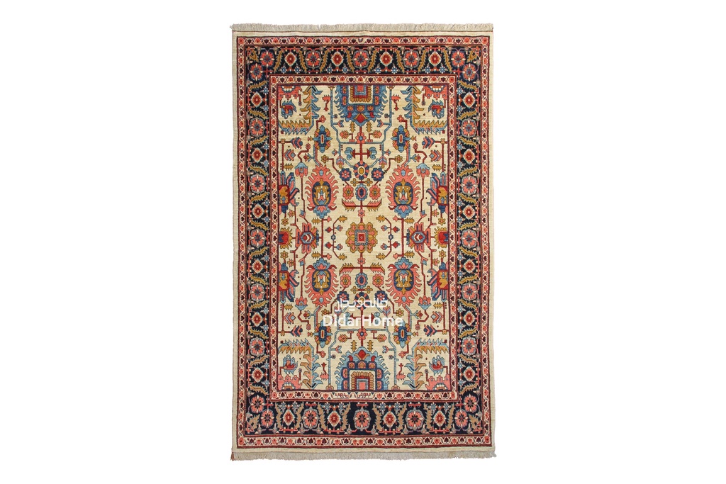 فرش دستباف هریس طرح افشان شش متری