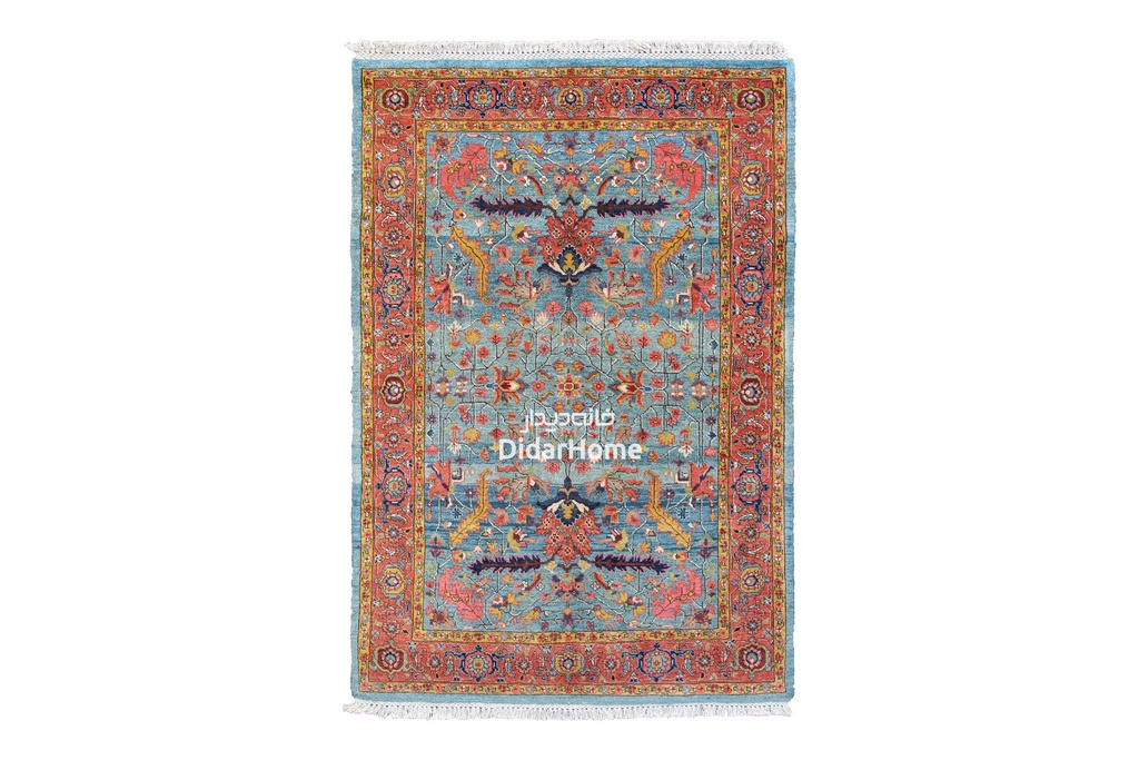 فرش دستباف هریس طرح افشان سه متری