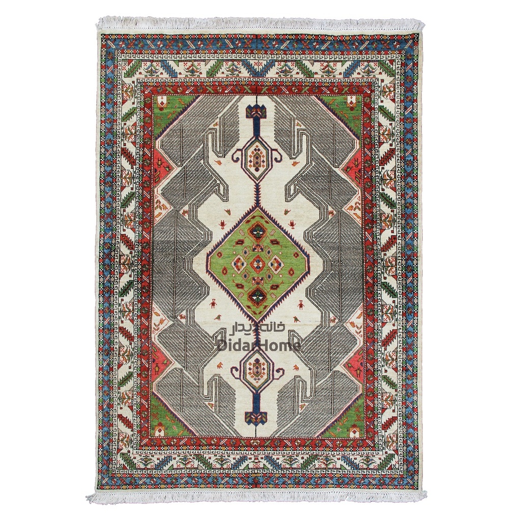 فرش دستباف سراب طرح ترنجی چهار متری