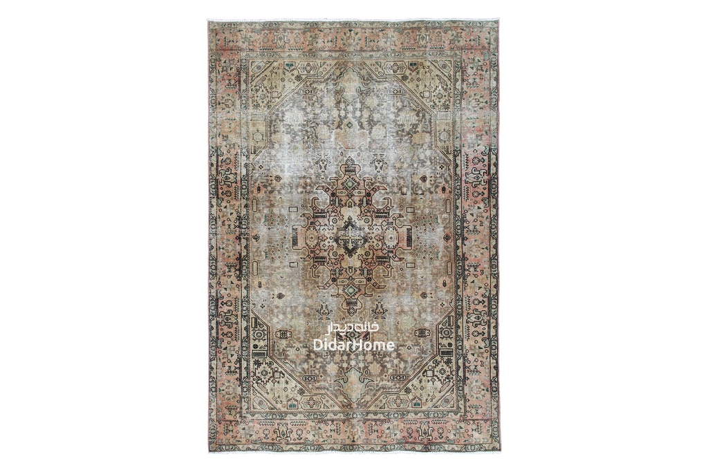 فرش دستباف مدرن تبریز طرح ترنجی شش متری