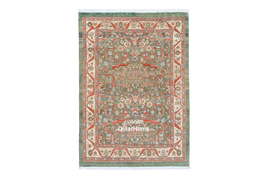 فرش دستباف سلطان آباد طرح افشان چهار متری (زیگلر محل)