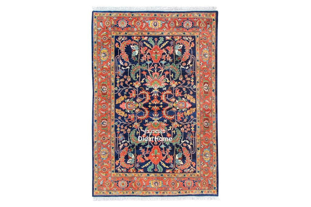 فرش دستباف هریس طرح افشان شش متری