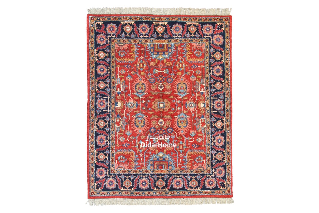 فرش دستباف هریس طرح افشان چهار متری