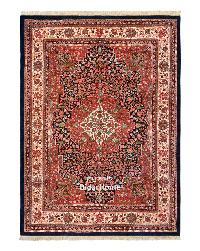 فرش دستباف بیجار طرح ترنجی ۷/۳۵ متری