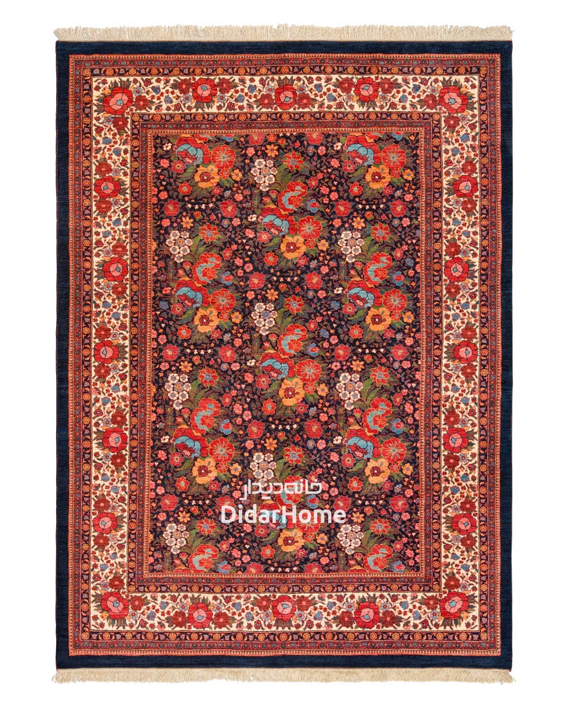 فرش دستباف بیجار طرح افشان شش متری