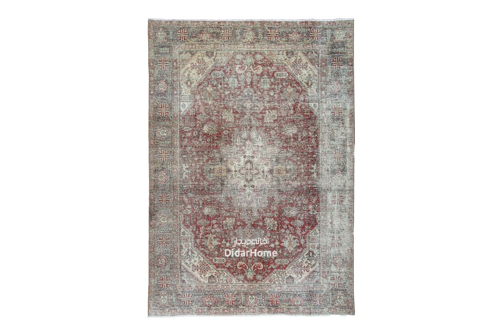 فرش دستباف مدرن تبریز طرح ترنجی شش متری