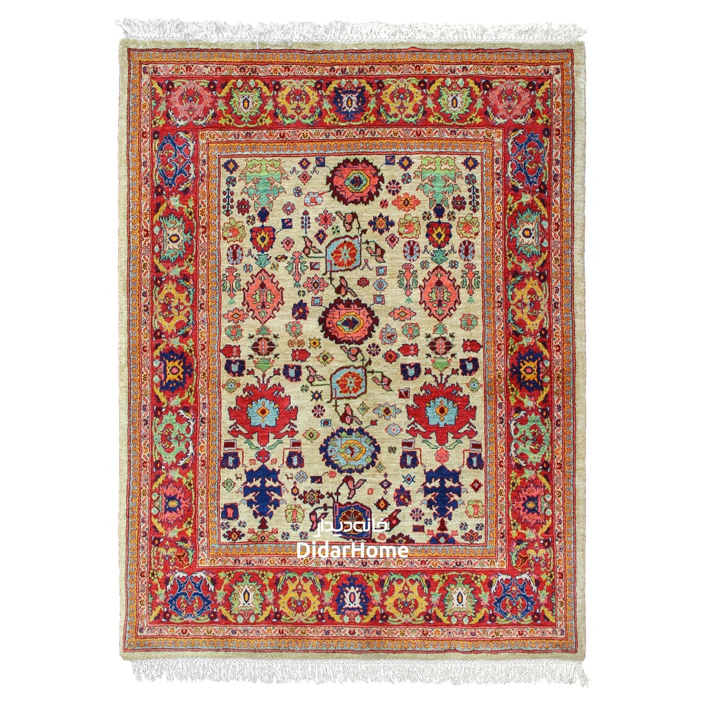 فرش دستباف بیجار گروس طرح افشان سه متری