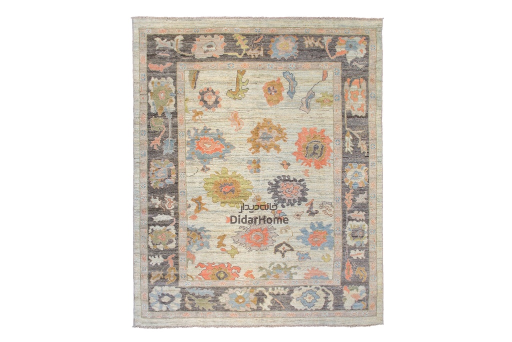 فرش دستباف سلطان آباد طرح افشان نه متری