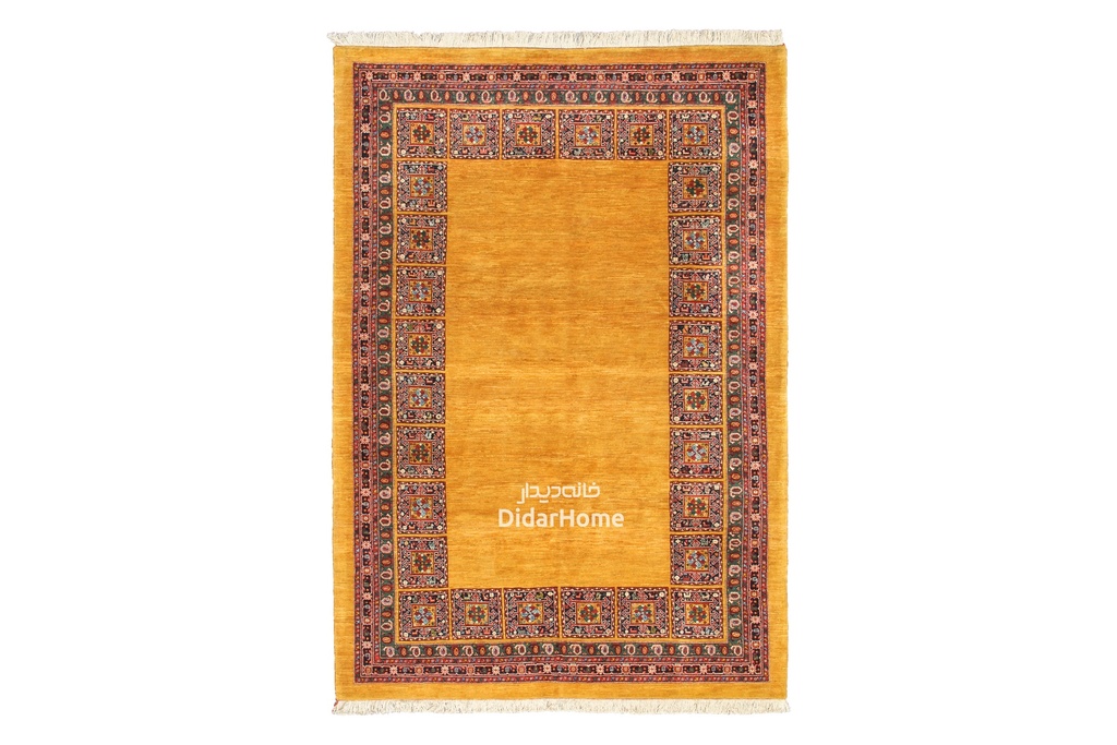 فرش دستباف قشقایی طرح کفساده شش متری