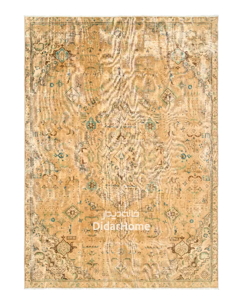 فرش دستباف مدرن تبریز طرح ترنجی ۶/۹۱ متری